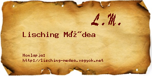 Lisching Médea névjegykártya