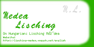 medea lisching business card
